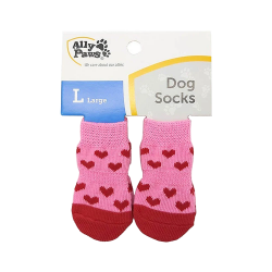 Ally Paws Köpekler İçin Kaymaz Tabanlı Çorap 4'lü (L)