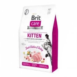 BRİT CARE TAHILSIZ HEALTHY GROWTH TAVUK HİNDİLİ YAVRU KEDİ MAMASI 2KG
