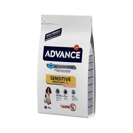 Advance Somonlu ve Pirinçli Hassas Yetişkin Köpek Maması (3 kg)