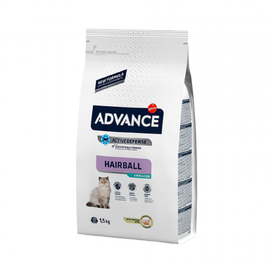 Advance Hairball Hindi Etli Kısırlaştırılmış Kedi Maması (3 kg)