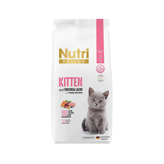 Nutri Feline Somonlu ve Tahılsız Yavru Kedi Maması (2 kg)