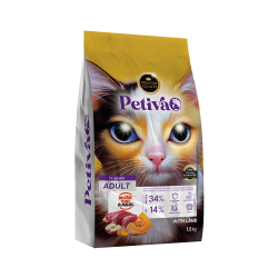 Petiva Kuzu Etli Yetişkin Kedi Maması (1,5 kg)