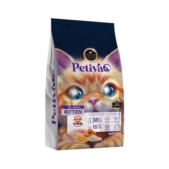 Petiva Balıklı Yavru Kedi Maması (1,5 kg)