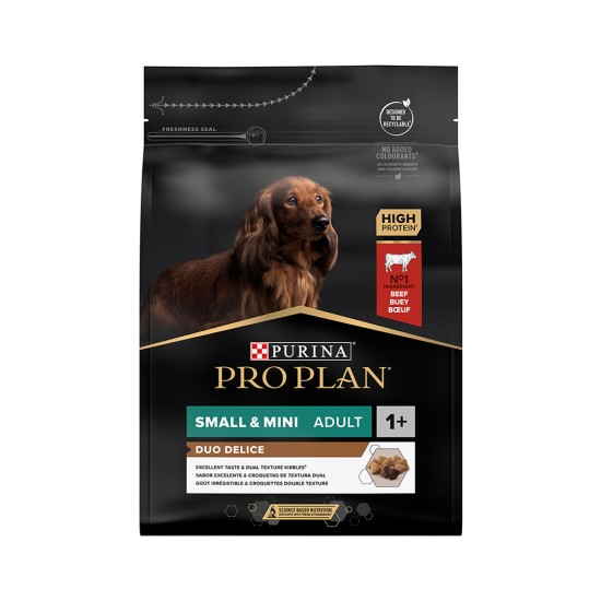 Purina Pro Plan Duo Delice Sığır Etli Küçük Irk Yetişkin Köpek Maması (2,5 kg)