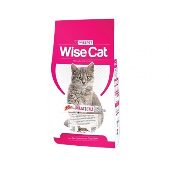 Wise Cat Etli Yetişkin Kedi Maması (15 kg)