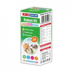 Kiki Excellent Kemirgen Rodent-vit - Guinega Pig, Hamster, Tavşanlar Için Vitamin - Multivitamin Etkili - 25 Ml.