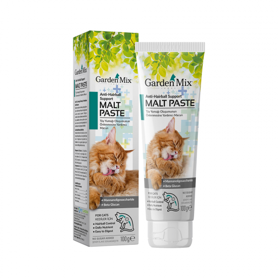Garden Mix Tüy Yumağı Önleyici Kedi Malt Macunu (100 g)