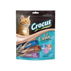 Crocus Somon Karides ve Yengeç Aromalı Sıvı Kedi Ödül Maması (30 x 15 g)