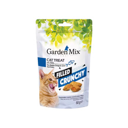 Garden Mix Ton Balıklı İçi Dolgulu Çıtır Kedi Ödülü (60 g)