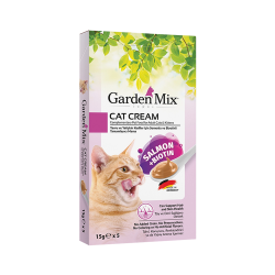 Gardenmix Kedi Ödül Kreması Somon + Biotin (5 x 15g)