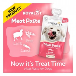 Royalist Kuzu Etli, Havuçlu & Bezelyeli Köpek Et Ezmesi (90 g)