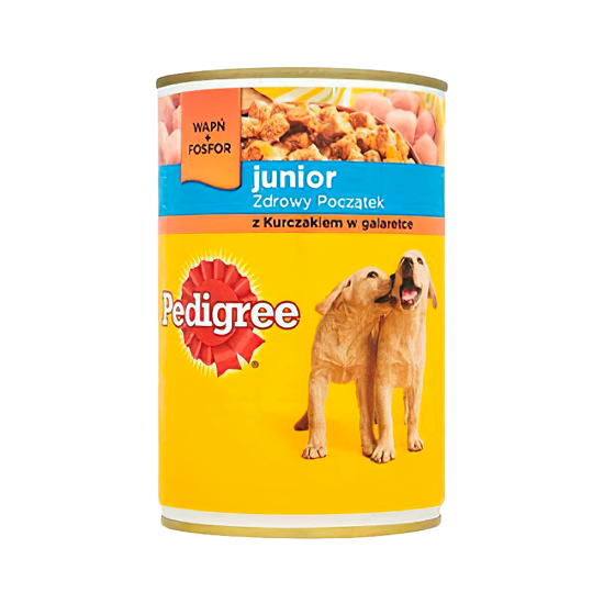 Pedigree Jöle İçinde Tavuk Etli Yavru Köpek Konserve Maması (400 g)