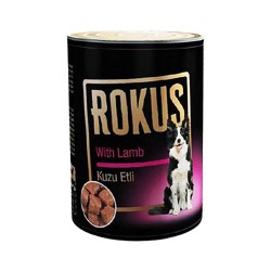 Rokus Kuzu Etli Köpek Konserve Maması (400 g)