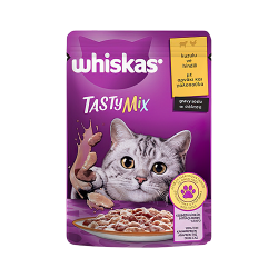 Whiskas Tasty Mix Kuzu Etli ve Hindi Etli Yaş Kedi Maması (85 g)