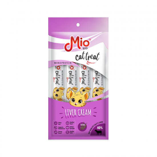 Mio Ciğer Etli Kedi Ödül Kreması (4 x 15 g)