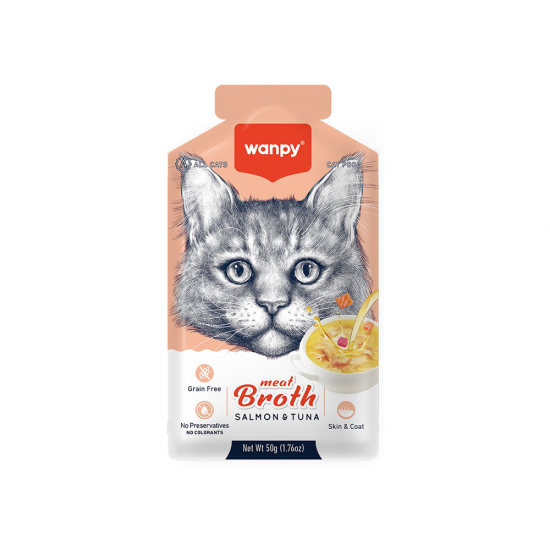 Wanpy Somon ve Ton Balığı Eti Çorbası (50 g)