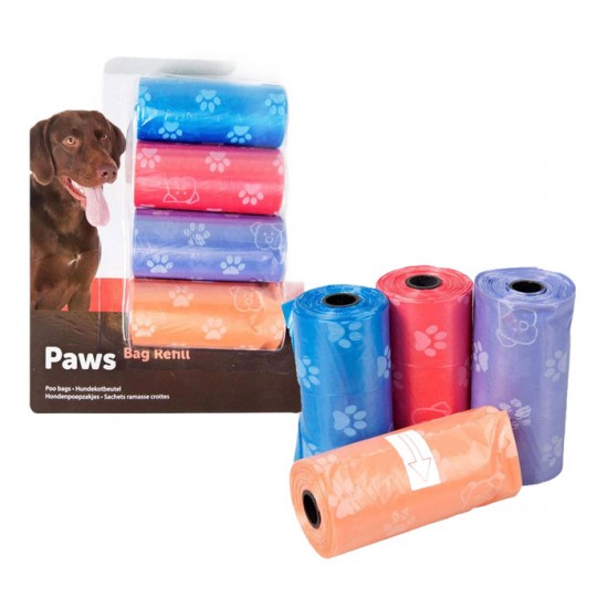 Petvoge Kedi Köpek Dışkı Poşeti (4'lü)