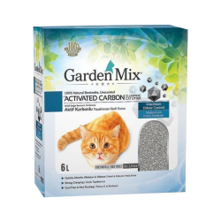 Garden Mix Aktif Karbonlu Kokusuz İnce Taneli Kedi Kumu (6 L)