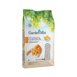 Garden Mix Bentonit Topaklanan Portakallı İnce Taneli Kedi Kumu (10 L)