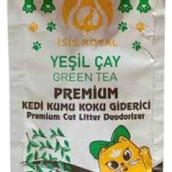 İsis Royal Yeşil Çay Kokulu Kedi Kumu Koku Giderici (10 x 25 g)