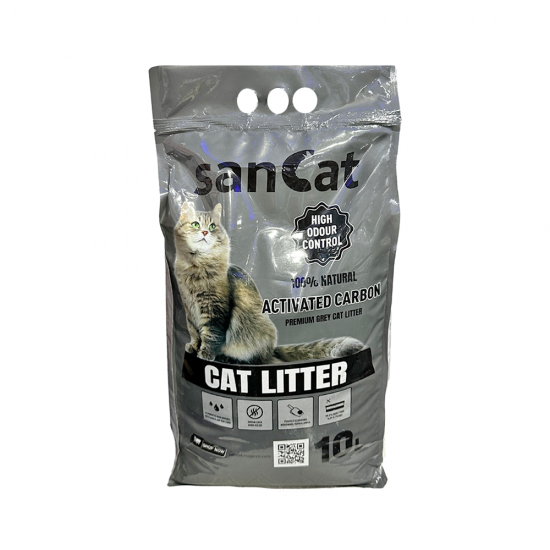 Sancat Aktif Karbonlu Kedi Kumu (10 L)