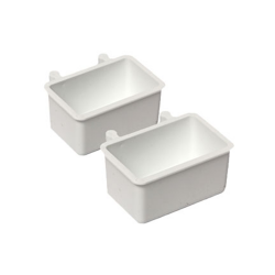 Fit Fly Kuş Kafesleri İçin Beyaz Mamalık 2'li (8 cm)