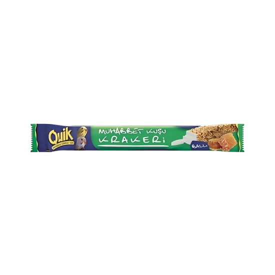 Quik Ballı Muhabbet Kuşu Krakeri Tekli