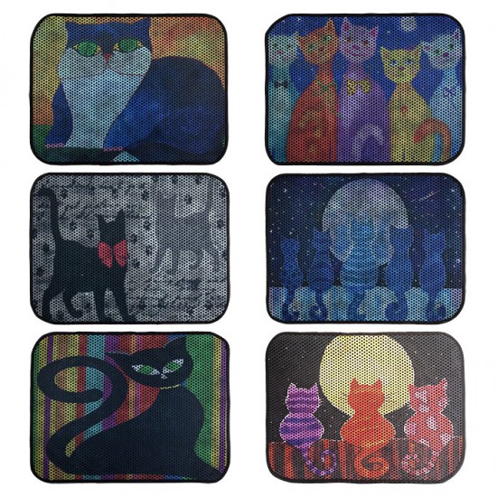 Büyük Boy Desenli Paspas 60x80cm