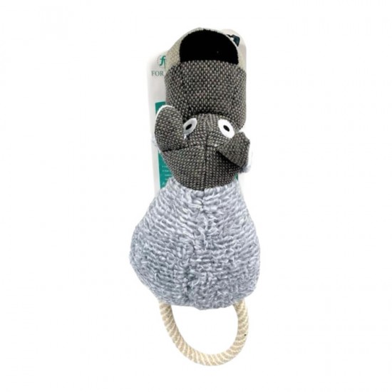 Kedi Ve Köpek Peluş Oyuncak Gri 35-16 Cm W560