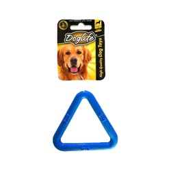 Doglife Kauçuk Üçgen Köpek Diş Kaşıma Oyuncağı (8 cm)