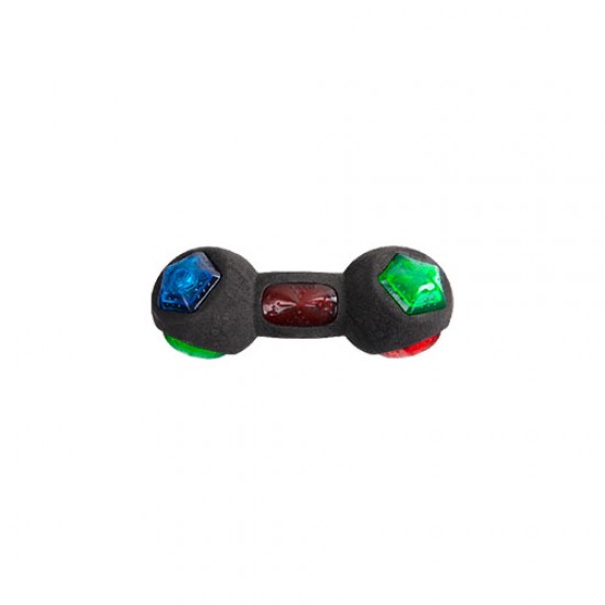 Pawise Diamond Dumbell Sesli Kauçuk Köpek Oyuncağı (14,5 x 5,4 x 5,4 cm)