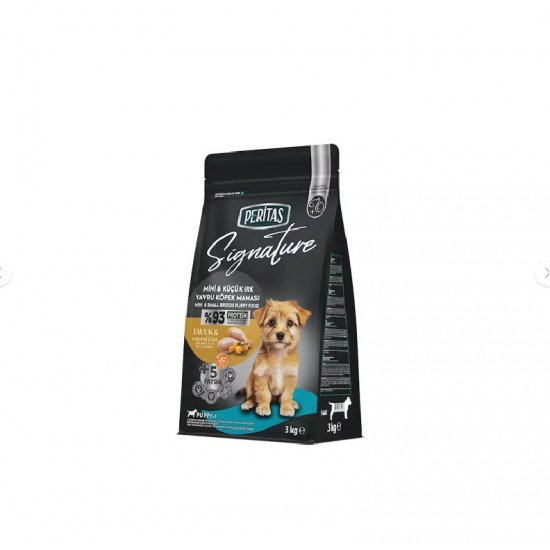 Peritas Kuzu Etli Mini ve Küçük Irk Yavru Köpek Maması (3 kg)