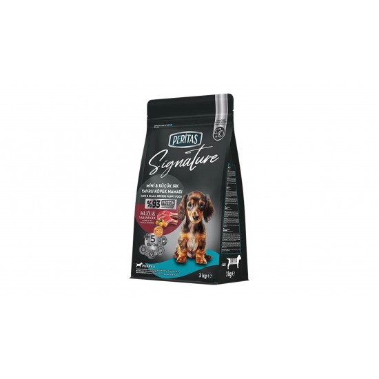Peritas Kuzu Etli Mini ve Küçük Irk Yavru Köpek Maması (3 kg)
