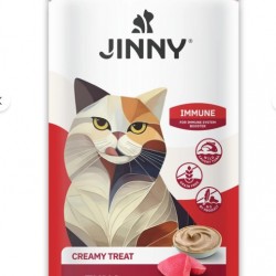 Jinny Ton Balıklı Bağışıklık Güçlendirici Creamy Kedi Ödülü (5 x 15 g)