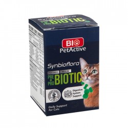 Pet Active Synbioflora Kediler İçin Prebiotic - Probiotic 60 Tablet