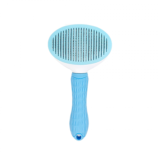 Clean Basmalı Kedi ve Köpek Tarağı Mavi
