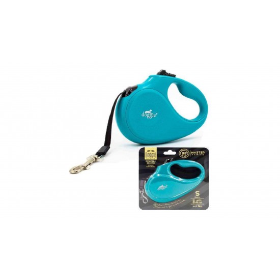 Doggie Master Otomatik Turkuaz Köpek Tasması S (15 kg)