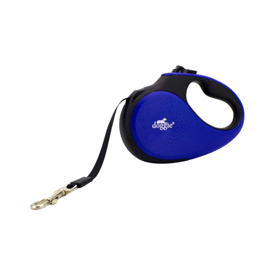 Doggie Otomatik Soft Lacivert Köpek Tasması M (25 kg)