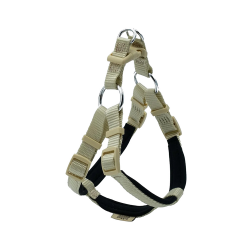 Doggie Konforlu Dokumadan El Yapımı Ronin Model Köpek Göğüs Tasması Haki (2 x 55 - 65 cm)