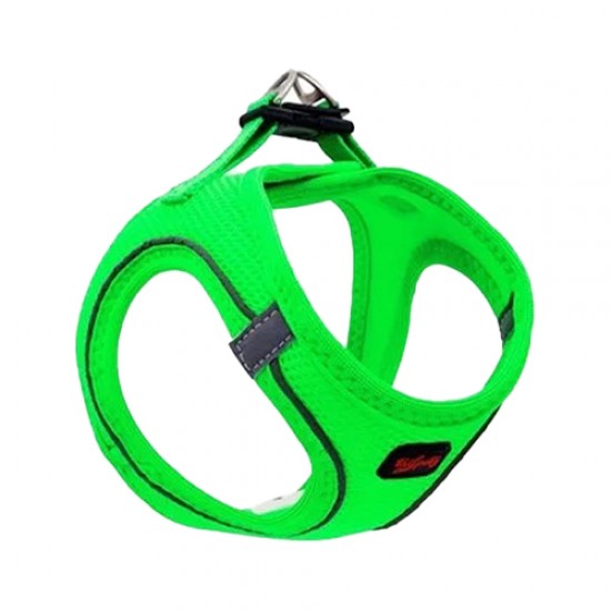 Tailpetz Air Mesh Göğüs Tasması Neon Yeşil (XL)